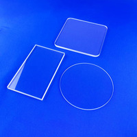 Plaque de verre de quartz de haute pureté, fenêtre transparente en silice fondue, sur mesure pour four à haute température