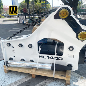 Ciseaux de démolition hydrauliques HL1400 pour chargeuses compactes et excavatrices (18-26 tonnes) certifiés ISO9001 pour la construction - Product Image 1