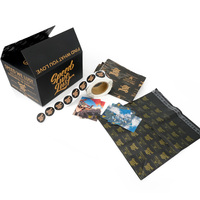 Bolsa de Cartón Corrugado de Doble Cara con Impresión de Cuatro Solapamientos, Etiquetas y Pegatinas Personalizadas