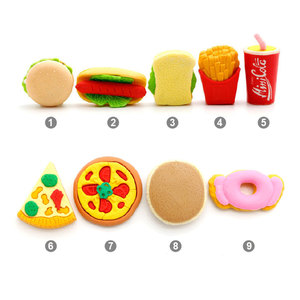 Gomme créative bon marché fournitures scolaires prix pour <span class=keywords><strong>étudiant</strong></span>s gomme à dessert en forme de dessin animé personnalisé gomme à dessert - Product Image 2