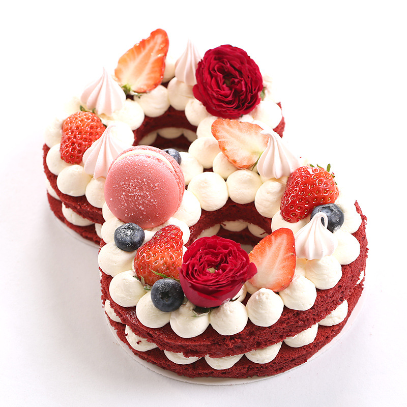 6 Stencil Per Decorazione Torte - Riutilizzabili, 20,5 Cm, Motivi Compleanno E Cuori, Per Dolci Fai Da Te