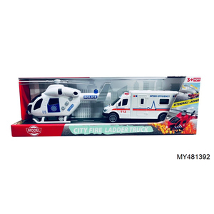 Voiture <span class=keywords><strong>de</strong></span> <span class=keywords><strong>pompier</strong></span> à inertie, véhicule d'intervention d'urgence pour enfants, hélicoptère, <span class=keywords><strong>camion</strong></span> <span class=keywords><strong>de</strong></span> police, série <span class=keywords><strong>de</strong></span> jouets, avion - Product Image 6