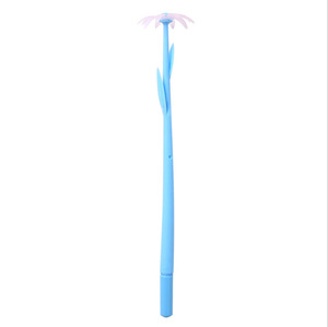 Bolígrafos de Gel de Goma al por Mayor, Bolígrafos de Silicona de Colores con Forma de Flor - Product Image 1