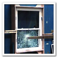Verre pare-balles en alliage d'aluminium pour fenêtres de maison, fenêtre balistique, verre pare-balles