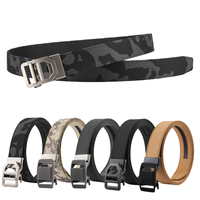 Ceinture tactique à dégagement rapide pour hommes, ceinture de style tendance pour les activités de plein air et la pêche, largeur de 1,38 pouces, longueur de 70 à 170 cm
