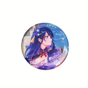 Diseña tu insignia de anime personalizada: Insignia de hojalata con doble flash, productos periféricos 2D brillantes - Product Image 3