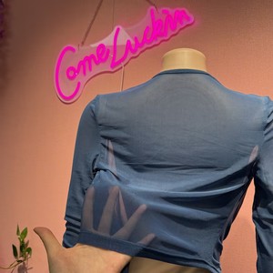 Elegante Completo Primaverile da Donna, Sexy Camicia con Scollo a V Profondo in Rete e Pantaloni Lunghi, Set 2 Pezzi Femminile Autunnale - Product Image 2