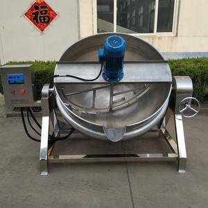 Marmite à agitation automatique avec bouilloire à enveloppe d'huile à transfert de chaleur <span class=keywords><strong>pour</strong></span> restaurant et usage commercial - Product Image 5