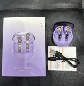 หูฟัง F07ใหม่2023หูหูฟังแฟชั่นคริสตัลโปร่งใส ENC auriculares ชุดหูฟังไร้สายหูฟังเล่นเกมไฮไฟ<span class=keywords><strong>เบ</strong></span>ส - Product Image 4