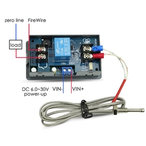 XY-WT04 WiFi Remote Digital <b>Thermostat</b>, High Temperature <b>Controller</b> with K-type Thermocouple, Temperature Range -99℃ to 999 - Product Image 2