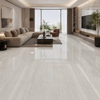 Carreaux de sol et de mur en porcelaine marbrée moderne certifiés Premium 1000x1000mm pour villas, zones à fort trafic, utilisation extérieure et salles de bain