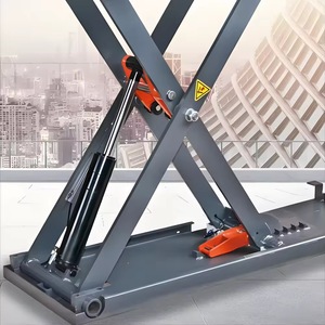 Elevador de coche de tijera hidráulica portátil de gran oferta, elevador de coche de posición media con capacidad de elevación de 4000Kg, equipo de elevación de coche móvil - Product Image 2