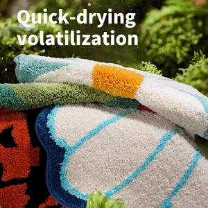 Alfombra de Baño con Forma de Calabaza, Absorbente, Antideslizante, para Uso Doméstico - Product Image 3