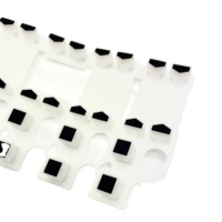 Différents types de bouton en silicone de haute qualité taille personnalisée ODM OEM moule carbone conducteur Silicone caoutchouc bouton poussoir clavier