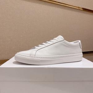 Zapatillas deportivas de hombre europeas de moda, de marca, informales, blancas, de alta gama, con cordones, forro de piel de oveja, de caña baja, ideales para el verano. - Product Image 3