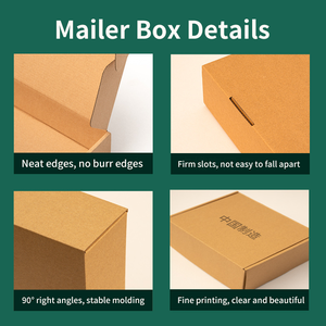 Bán Buôn Tùy Chỉnh Miễn Phí Thiết Kế Logo Sóng Hộp Giấy Gấp Quà Tặng Gửi Thư Bao Bì Hộp Cho Skincare Vẻ Đẹp Vải Bao Bì - Product Image 4