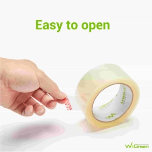 Fabricant de ruban d'emballage BOPP adhésif fort en gros Ruban acrylique simple face sensible à la pression pour emballage en carton - Product Image 3
