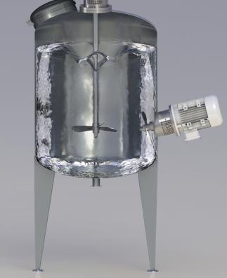 Industrial Mixer Agitators Stirrer 380 r.p.m Dosing System For Sewage Water