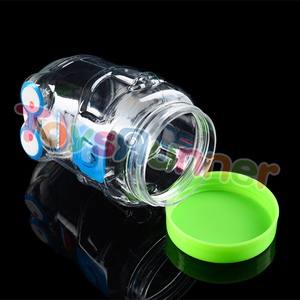 Toysrunner PET Material <b>Small</b> Size Animal Hot Toys Plastic Bottles Lids Slime <b>Containers</b> 65ml Capacity for Ages 2-14 - Product Image 2