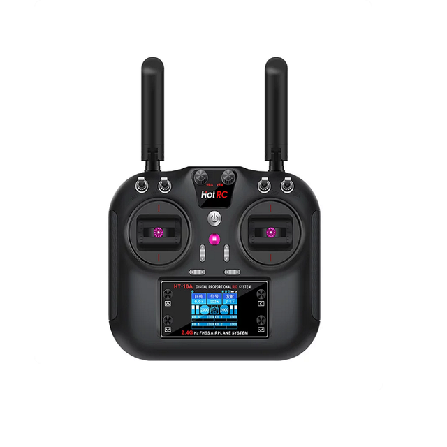 F-10A Receiver RC Drone Airplane Car Boat with 2.4G Remote Controller Transmitter Made of Durable Plastic