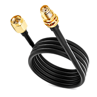 Câble d'extension RG58 SMA, connecteur mâle vers femelle, antenne Pigtail 50 Ohm, câble de raccordement RF pour routeur WiFi, module sans fil, 0,1-15 m