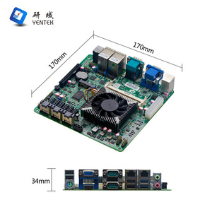 เมนบอร์ดเซิร์ฟเวอร์ Yentek NVR38 รุ่น Mini ITX รองรับ I5 6287u พร้อมพอร์ตเครือข่ายคู่ และช่องใส่ฮาร์ดดิสก์ SATA 13 ช่อง - Product Image 1