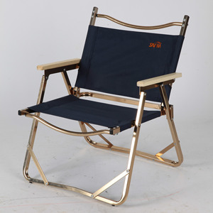 Silla de director de aleación de aluminio 55x53x61cm Silla de jardín plegable Roja - Product Image 2