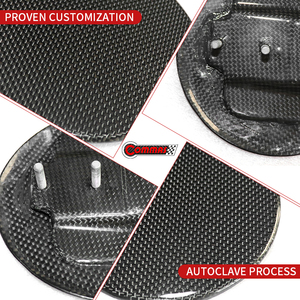 Pièces automobiles de style OEM, bouchon de réservoir de carburant en fibre de carbone sèche pour Ferrari 488, pièces de carrosserie - Product Image 3