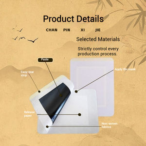 中国の石膏パッチボディ筋肉骨首肩ウエスト脚膝10x10cm外装用卸売加工 - Product Image 4