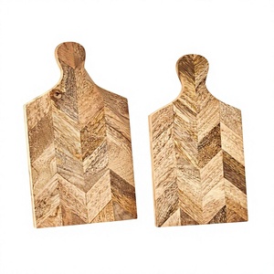 ชุดเขียงไม้ทรงสี่เหลี่ยมมีด้ามจับ2ชิ้น - Product Image 1