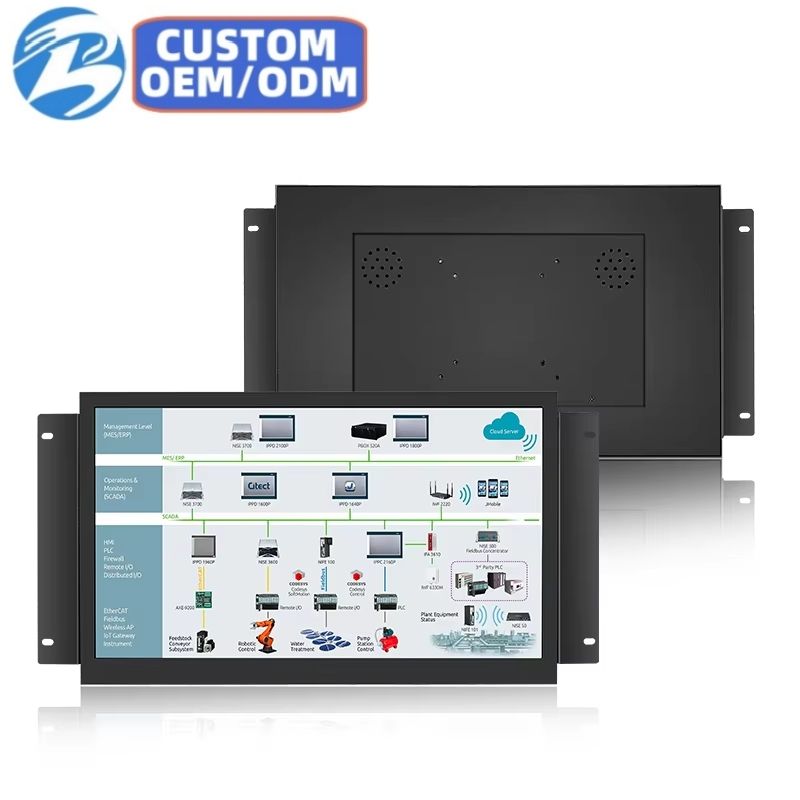 17.3 IPS1920*1080 Open Frame Display LCD Monitors Non-Touch /touchscreen High Brightness for Industrial Equipment