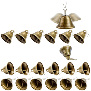 Juego de Campanas Navideñas de Latón para Decoración del Hogar, Montaje en Techo o Pared, Estilo Tradicional, Decoración Navideña - Product Image 1