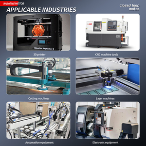 Motor Paso a Paso Híbrido de Alto Torque 57*57*112mm con Soporte CNC Nema 23 24VDC, Freno, <span class=keywords><strong>Encoder</strong></span>, 625oz HBS57 de Bucle Cerrado y Controlador de 112mm - Product Image 6