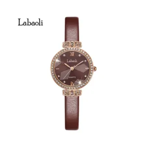 2024 New Rose Gold Belt Watch Waterproof Fashion Manufacturer Wholesale Quartz Watch for Women