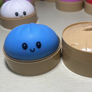 Promotion 2026 : Jouet Squishy Mystère Arc-en-ciel Bao Bun Dumpling – Matériau TPR Anti-stress Portable Design Mignon - Product Image 4