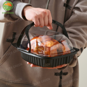 Bán buôn dùng một lần gà bao bì hộp nhựa bao bì hộp gà nướng hộp đưa ra container - Product Image 1