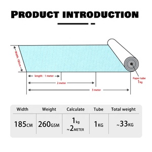 Venta al por mayor de fábrica de poliéster orgánico <span class=keywords><strong>Spandex</strong></span> tejido de ropa interior térmica 260 <span class=keywords><strong>GSM</strong></span> lana acanalada patrón cepillado arrugas - Product Image 6