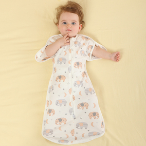 Ropa para Bebés Recién Nacidos, Saco <span class=keywords><strong>de</strong></span> Dormir para Niños, Tela <span class=keywords><strong>de</strong></span> Algodón, Bambú y Viscosa, Saco <span class=keywords><strong>de</strong></span> Dormir Tejido para Bebés, Envoltura para Bebés - Product Image 2