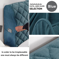 Usine directement en relief tête de lit couverture extensible lavable housse anti-poussière protecteur chambre en gros tête de lit couverture