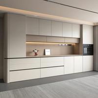 Buffet Minimaliste Personnalisé en Bois Massif avec Tiroirs à Fermeture Douce, Meuble de Rangement pour Salle à Manger, Villa, Cuisine, Décoration de Garde-Manger