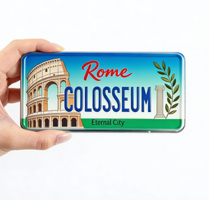 Imanes de Nevera Personalizados de Hojalata con Diseño de Santa Monice, Recuerdos de Viaje con Imanes Potentes, Imanes de Nevera Impresos Personalizados para Uso Doméstico - Product Image 3