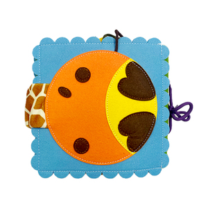 <span class=keywords><strong>Libro</strong></span> Sensoriale in Feltro per Bambini, Gioco Educativo Montessori per l'Interazione Genitore-Figlio, <span class=keywords><strong>Libro</strong></span> delle Attività per Neonati e Bambini - Product Image 3