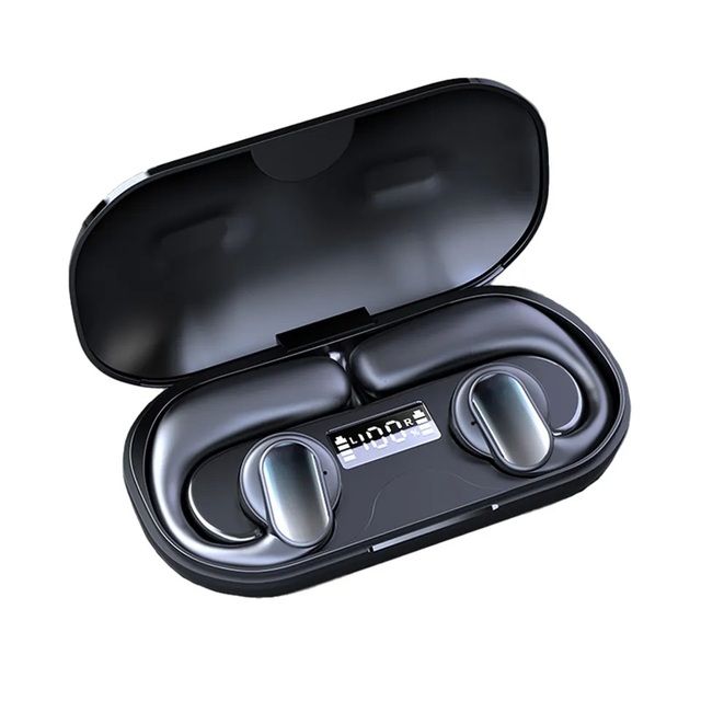 Lantronlife S901 Open Ear Headphones ENC BT 5.3 Earbuds with 500H Playtime IPX7 Waterproof Wireless Earbuds