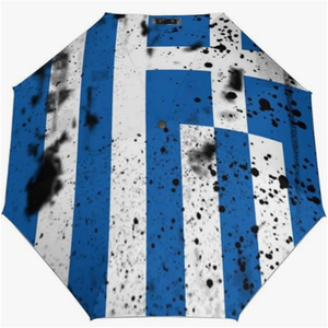 Parapluie pliant automatique de haute qualité, motif drapeaux du monde entier, série classique, structure robuste et pliable - Product Image 5