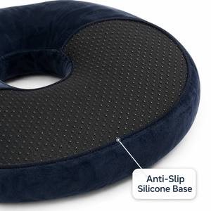 Cojín <span class=keywords><strong>de</strong></span> espuma viscoelástica en forma <span class=keywords><strong>de</strong></span> donut para asiento, almohada en forma <span class=keywords><strong>de</strong></span> O para coxis, alivio del dolor <span class=keywords><strong>de</strong></span> coxis, hemorroides y posparto, venta al por mayor - Product Image 4