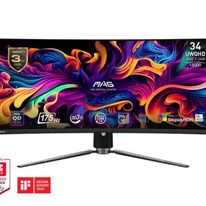 Venta al por mayor MSI 3440x1440 (UWQHD) 21:9 175 0,03Hz Monitor 139.1% ms (GTG) SRGB 34 "Monitores Gaming 341CQP DE LA QD-OLED - Product Image 6