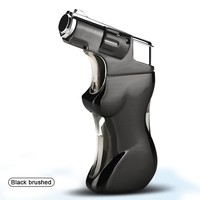 Briquet torche créatif pour femme, rechargeable au butane, pour cigarettes et cigares