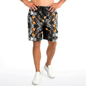 Shorts de natación básicos para hombre con logo impreso personalizado, shorts para hombre con cintura elástica cómoda, shorts de sublimación para hombre - Product Image 1