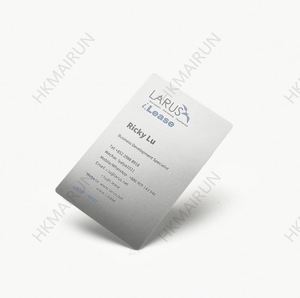 บัตรธุรกิจโลหะสแตนเลสเปล่าแบบขายส่ง สำหรับสลักเลเซอร์ NFC - Product Image 2