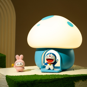 Veilleuse Champignon pour Enfants, <span class=keywords><strong>Lampe</strong></span> Champignon Mignonne avec Veilleuses Tactiles en Silicone Rechargeables pour Bébé, Cadeaux pour la Chambre d'Enfant - Product Image 2